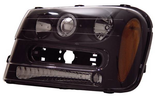 Anzo - Chevrolet Trail Blazer Anzo Projector Headlights - with Halo Black - 111019