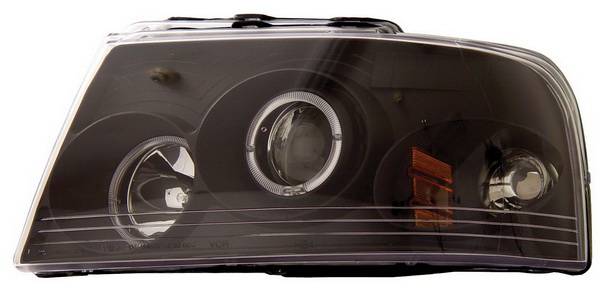 Anzo - Ford Expedition Anzo Projector Headlights - with Halo Black - 111024