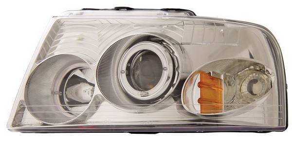 Anzo - Ford Expedition Anzo Projector Headlights - with Halo Chrome - 111025