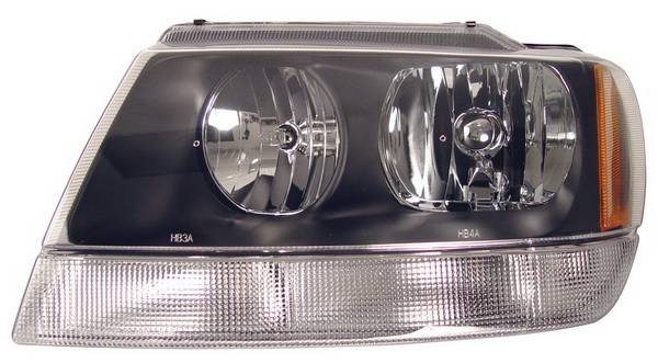 Anzo - Jeep Grand Cherokee Anzo Headlights - Crystal & Chrome - 111042
