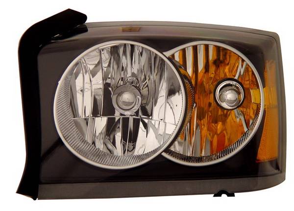 Anzo - Dodge Dakota Anzo Headlights - Black & Clear - 111105