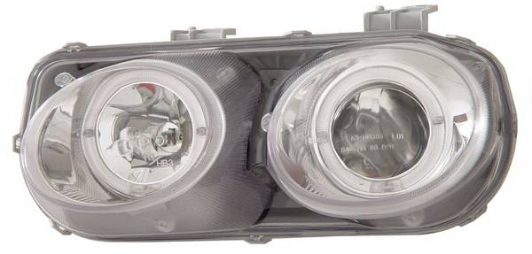 Anzo - Acura Integra Anzo Projector Headlights - with Halo Chrome - 121006