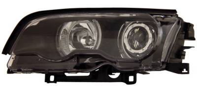 Anzo - BMW 3 Series 2DR Anzo Projector Headlights - with Halo Black - 121013