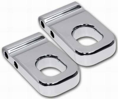 Pro-One - Pro-One Smooth Chrome Billet Front Tow Eyes - Pair - H20010SC