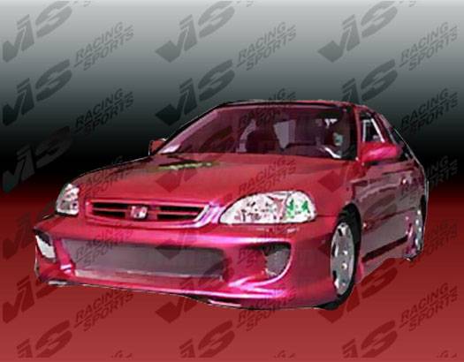 VIS Racing - Honda Civic 2DR VIS Racing Kombat-1 Full Body Kit - 99HDCVC2DKOM1-099