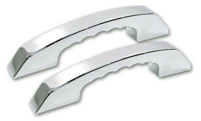Pro-One - Pro-One Smooth Chrome Billet Hood Handles - Pair - H30020SC