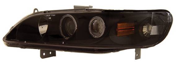 Anzo - Honda Accord Anzo Projector Headlights - with Halo Black - 121053