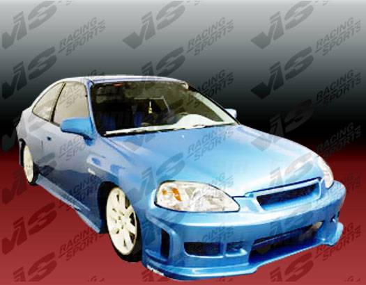 VIS Racing - Honda Civic 4DR VIS Racing Z1 boxer Full Body Kit - 99HDCVC4DZ1-099