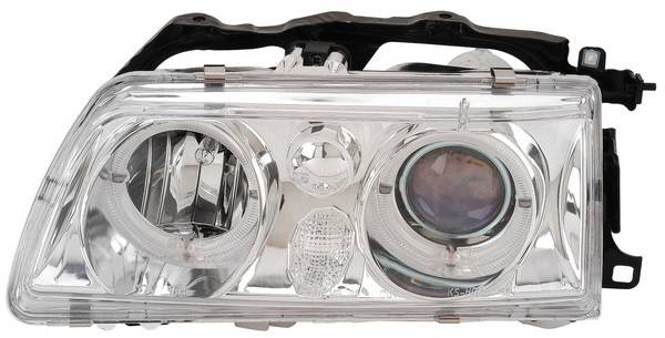 Anzo - Honda CRX Anzo Projector Headlights - with Halo Chrome - 121076