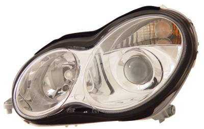 Anzo - Mercedes-Benz C Class Anzo Projector Headlights - Chrome - 121080