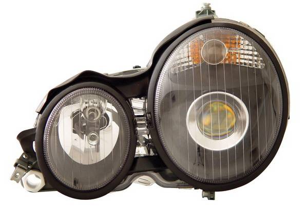 Anzo - Mercedes-Benz E Class Anzo Projector Headlights - Black - 121083