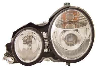 Anzo - Mercedes-Benz E Class Anzo Projector Headlights - Chrome - 121084