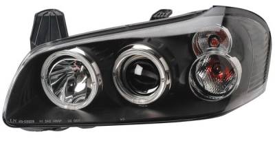 Anzo - Nissan Maxima Anzo Projector Headlights - with Halo Black - 121111