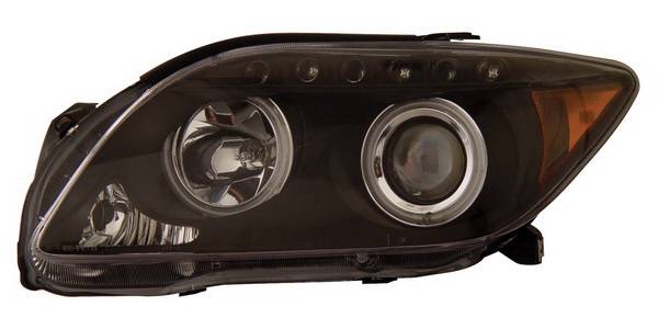 Anzo - Scion tC Anzo Projector Headlights - with Halo - CCFL - Black - 121119