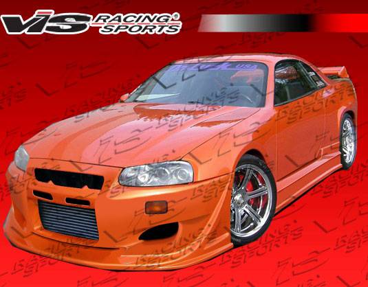 VIS Racing - Nissan Skyline VIS Racing Invader Full Body Kit - 99NSR34GTRINV-099