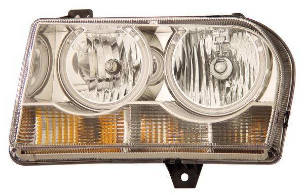 Anzo - Chrysler 300 Anzo Headlights - Crystal & Chrome with Halo - CCFL - 121137