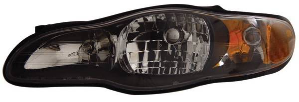 Anzo - Chevrolet Monte Carlo Anzo Headlights - Black with Amber Reflectors - 121165