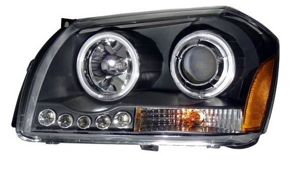 Anzo - Dodge Magnum Anzo Projector Headlights - Black - 121220