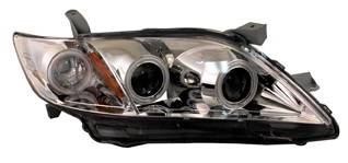 Anzo - Toyota Camry Anzo Projector Headlights - G2 Chrome & Clear with Halos - 121222