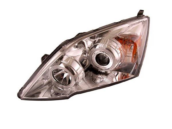 Anzo - Honda CRV Anzo Projector Headlights - Chrome & Clear with Halos - 121224