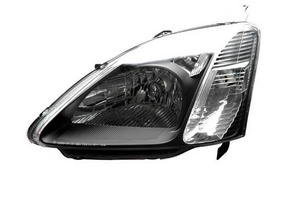 Anzo - Honda Civic HB Anzo Headlights - Crystal & Black - 121238
