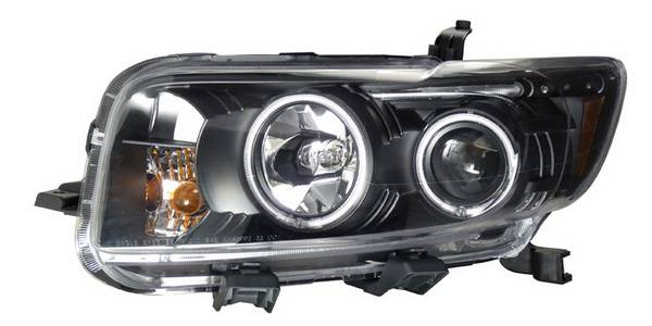 Anzo - Scion xB Anzo Projector Headlights - Halo Black & Clear - 121254