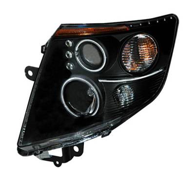 Anzo - Nissan Sentra Anzo Projector Headlights - Black & Clear with Amber Reflectors - 121263