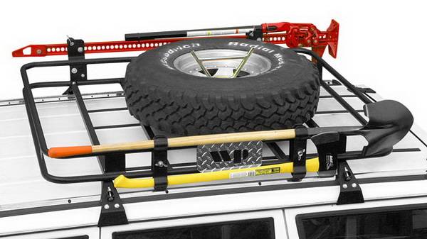 Warrior - Jeep Cherokee Warrior Safari Roof Rack with Gutter Mounts - 1PC - 835