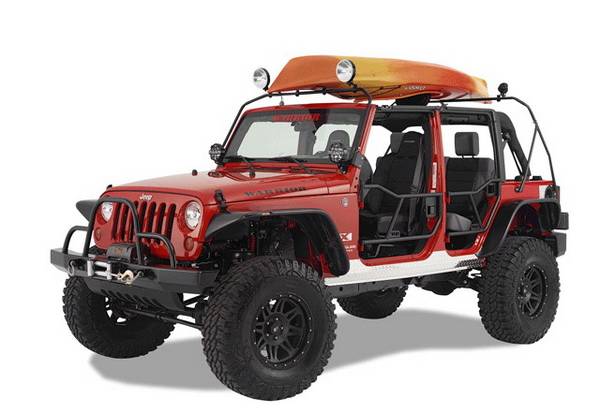 Warrior - Jeep Wrangler Warrior Safari Water Craft Rack - 848