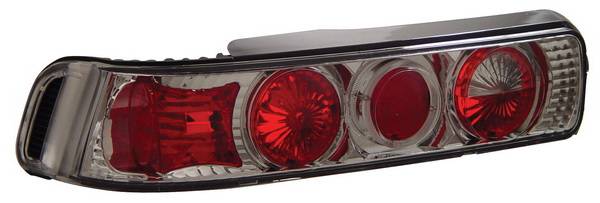 Anzo - Acura Integra 2DR Anzo Taillights - with Halo - Chrome - 221001