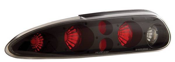 Anzo - Chevrolet Camaro Anzo Taillights - Black - 221013