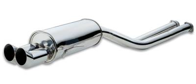 Vibrant - Stainless Steel Rear Section Exhaust Piping - 1715