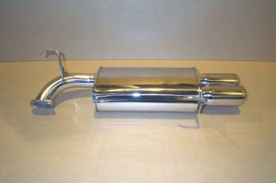 Vibrant - Stainless Steel Rear Section Exhaust Piping - 1716