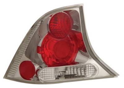 Anzo - Ford Focus Anzo Taillights - Chrome - 221024