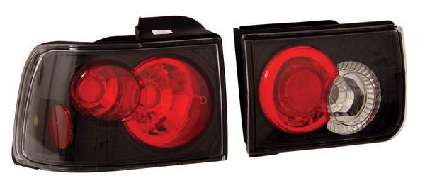 Anzo - Honda Accord Anzo Taillights - Black - 221036