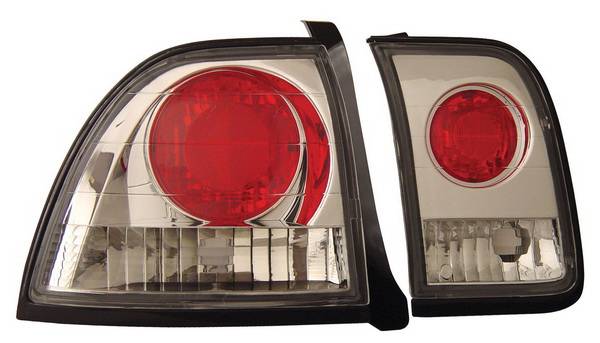 Anzo - Honda Accord Anzo Taillights - Chrome - 221037