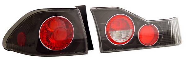 Anzo - Honda Accord 4DR Anzo Taillights - Black - 221041