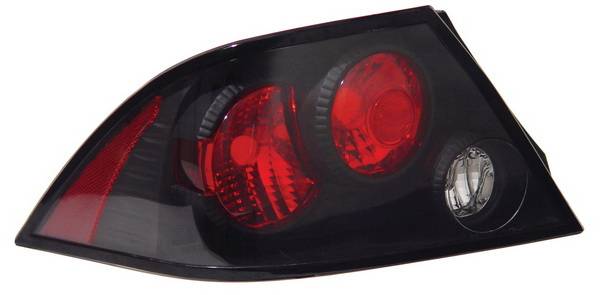 Anzo - Mitsubishi Lancer Anzo Taillights - Black - 221086