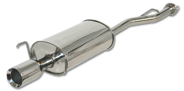 Vibrant - Stainless Steel Rear Section Bullet Exhaust Piping - 1704R