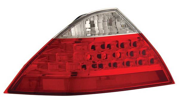 Anzo - Honda Accord 4DR Anzo Taillights - Red & Clear - 221143