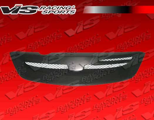 VIS Racing. - Honda Civic HB VIS Racing Type R Front Grille - Carbon Fiber - 02HDCVCHBTYR-015C