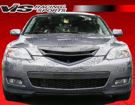 VIS Racing - Mazda 3 4DR HB VIS Racing A Spec Front Grille - 07MZ3HBASC-015