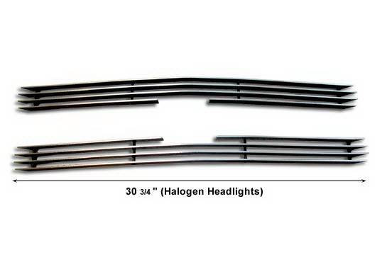 Wings West - Chevrolet Blazer Wings West Billet Grille Upper - 2PC - 302001U