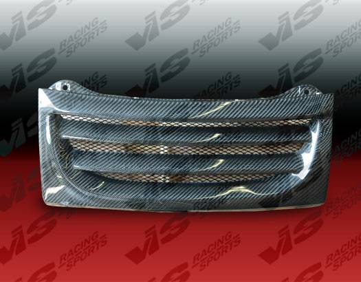 VIS Racing - Nissan 300Z VIS Racing Demon Carbon Fiber Front Center Grille - 90NS3002DDEM-015C