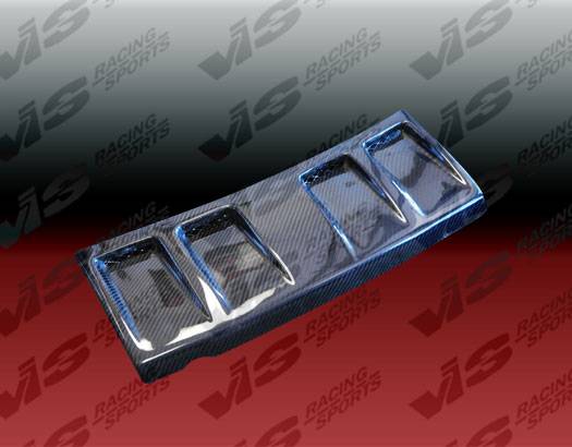 VIS Racing - Nissan 300Z VIS Racing Invader Front Grille - Fiberglass - 90NS3002DINV-015