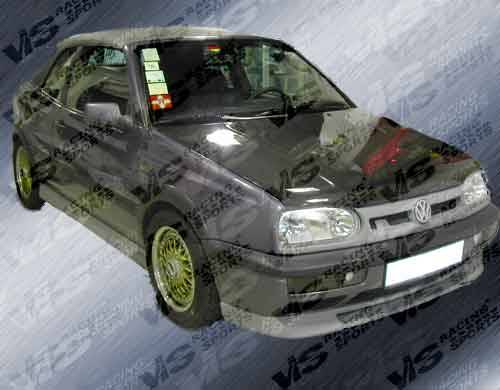 VIS Racing - Volkswagen Golf VIS Racing Rabiat Front Grille - Fiberglass - 93VWGOF2DRAB-015