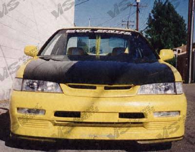 VIS Racing - Honda Accord 2DR & 4DR VIS Racing Techno R Front Grille - Fiberglass - 94HDACC2DTNR-015