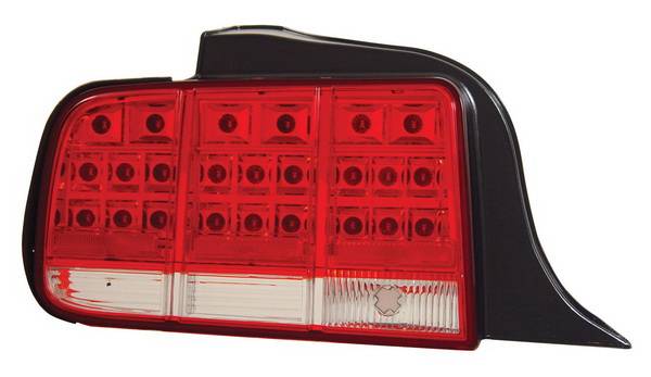 Anzo - Ford Mustang Anzo LED Taillights - Red & Clear - 321018