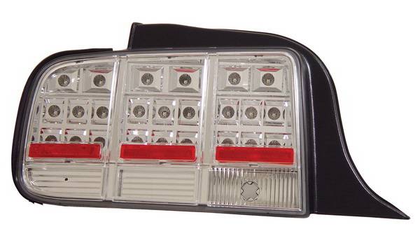 Anzo - Ford Mustang Anzo LED Taillights - Chrome - 321019
