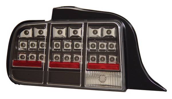 Anzo - Ford Mustang Anzo LED Taillights - Black - 321020
